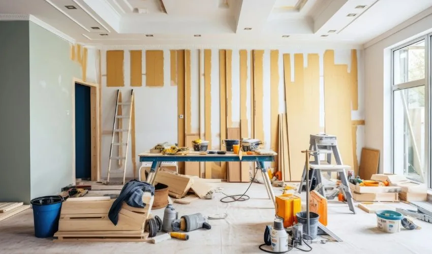 Eco-friendly sustainable materials used in apartment renovation